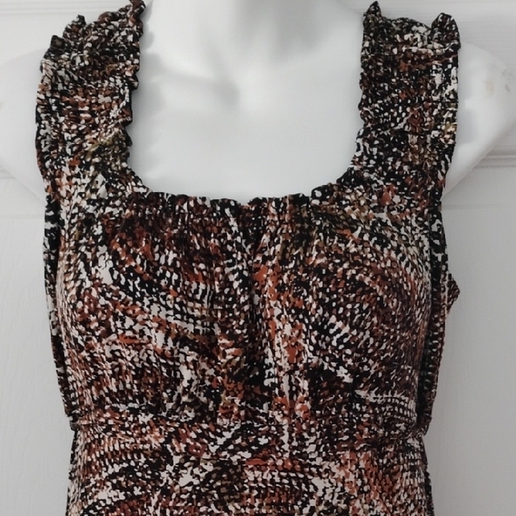 Axcess Multi-Color Patterned Midi Dress - Picture 2 of 10